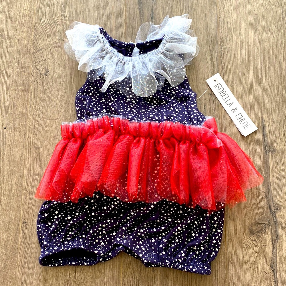 Isobella & Chloe Frilly Jumper Onesie
